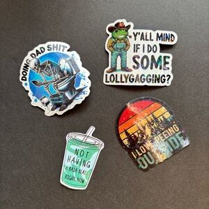 Spunky Stickers Set | Dad Energy Bundle